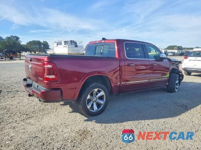 Trzecie zdjęcie samochodu z tyłu: 2020 RAM 1500 LIMITED VIN:1C6SRFHT1LN421885 - miniatura