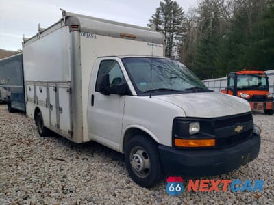 Czwarte zdjęcie samochodu z boku: 2016 CHEVROLET EXPRESS UTILITY / SERVICE TRUCK VIN:1GB3GSCG1G1311717 - miniatura