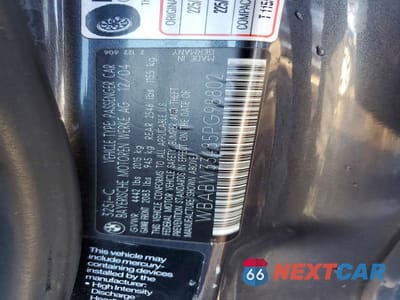 Zdjęcie 13 z 13 samochodu: 2005 BMW 325 CI VIN:WBABW33485PG98802 - miniatura