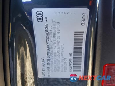 Zdjęcie 13 z 13 samochodu: 2019 AUDI A4 PREMIUM PLUS VIN:WAUENAF40KN011090 - miniatura