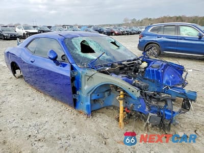 Czwarte zdjęcie samochodu z boku: 2022 DODGE CHALLENGER R/T SCAT PACK VIN:2C3CDZFJ9NH230245 - miniatura