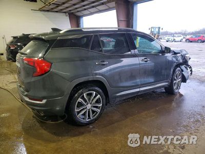Trzecie zdjęcie samochodu z tyłu: 2018 GMC TERRAIN DENALI VIN:3GKALXEX6JL206362 - miniatura