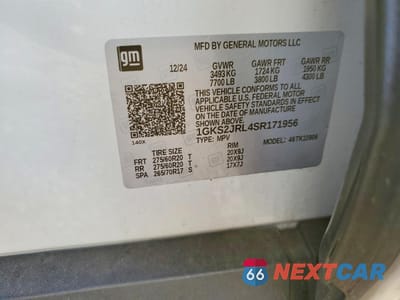 Zdjęcie 13 z 14 samochodu: 2025 GMC YUKON XL DENALI VIN:1GKS2JRL4SR171956 - miniatura