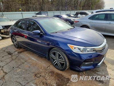 Czwarte zdjęcie samochodu z boku: 2016 HONDA ACCORD SPORT VIN:1HGCR2F58GA082163 - miniatura