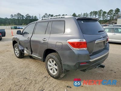 Drugie zdjęcie samochodu z przodu: 2012 TOYOTA HIGHLANDER BASE VIN:5TDBK3EH6CS161537 - miniatura