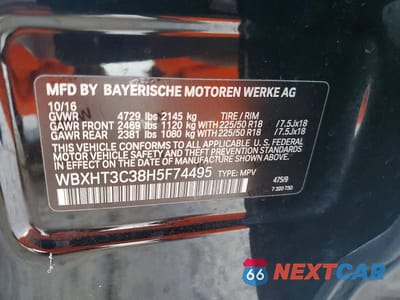 Zdjęcie 12 z 12 samochodu: 2017 BMW X1 XDRIVE28I VIN:WBXHT3C38H5F74495 - miniatura