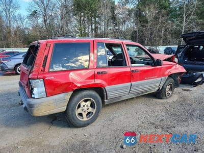 Trzecie zdjęcie samochodu z tyłu: 1996 JEEP GRAND CHEROKEE LAREDO VIN:1J4GZ58S9TC276195 - miniatura