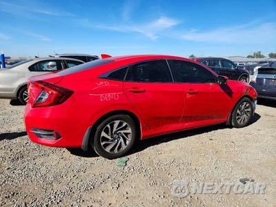 Trzecie zdjęcie samochodu z tyłu: 2017 HONDA CIVIC EX VIN:2HGFC2F71HH510027 - miniatura