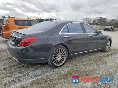 Trzecie zdjęcie samochodu z tyłu: 2019 MERCEDES-BENZ S 560 4MATIC VIN:WDDUG8GB3KA426822 - miniatura