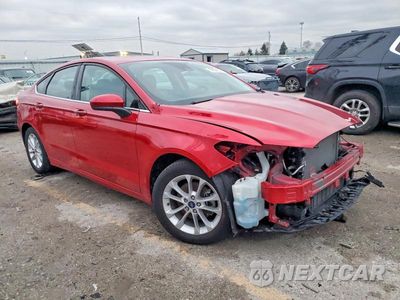 Czwarte zdjęcie samochodu z boku: 2020 FORD FUSION SE VIN:3FA6P0HD7LR124113 - miniatura