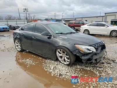 Czwarte zdjęcie samochodu z boku: 2013 BUICK REGAL GS VIN:2G4GV5GVXD9248679 - miniatura