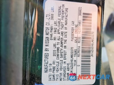 Zdjęcie 12 z 13 samochodu: 2020 NISSAN 370Z BASE VIN:JN1AZ4EH6LM822270 - miniatura