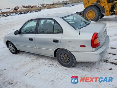 Drugie zdjęcie samochodu z przodu: 2002 HYUNDAI ACCENT GL VIN:KMHCG45C02U325127 - miniatura