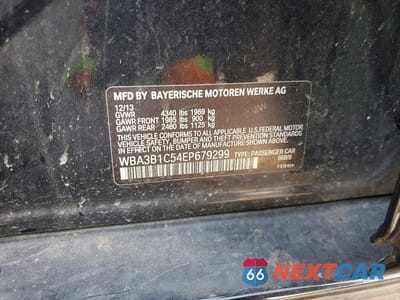 Zdjęcie 12 z 12 samochodu: 2014 BMW 320 I VIN:WBA3B1C54EP679299 - miniatura