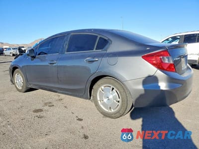 Drugie zdjęcie samochodu z przodu: 2012 HONDA CIVIC HF VIN:2HGFB2F64CH525253 - miniatura