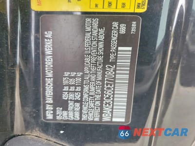 Zdjęcie 12 z 13 samochodu: 2012 BMW 328 I VIN:WBAKE3C56CE770842 - miniatura