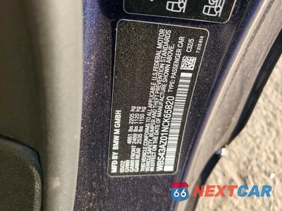Zdjęcie 12 z 12 samochodu: 2022 BMW M4 COMPETITION VIN:WBS43AZ01NCK65820 - miniatura