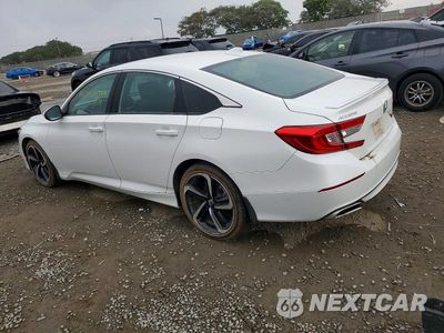 Drugie zdjęcie samochodu z przodu: 2018 HONDA ACCORD SPORT VIN:1HGCV1F37JA128710 - miniatura