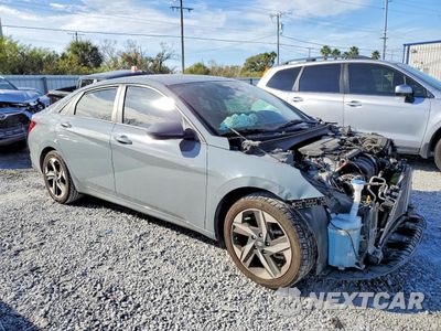 Czwarte zdjęcie samochodu z boku: 2023 HYUNDAI ELANTRA SEL VIN:KMHLS4AG5PU445908 - miniatura