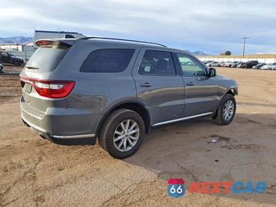 Trzecie zdjęcie samochodu z tyłu: 2022 DODGE DURANGO SXT VIN:1C4RDJAG8NC103654 - miniatura