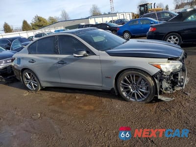 Czwarte zdjęcie samochodu z boku: 2017 INFINITI Q50 RED SPORT 400 VIN:JN1FV7AP2HM850638 - miniatura