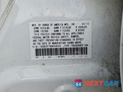 Zdjęcie 12 z 12 samochodu: 2016 ACURA ILX PREMIUM VIN:19UDE2F79GA008302 - miniatura