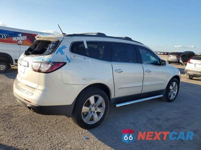 Trzecie zdjęcie samochodu z tyłu: 2015 CHEVROLET TRAVERSE LTZ VIN:1GNKRJKD0FJ205512 - miniatura