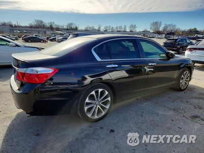 Trzecie zdjęcie samochodu z tyłu: 2014 HONDA ACCORD SPORT VIN:1HGCR2F56EA302753 - miniatura