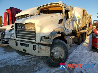 Drugie zdjęcie samochodu z przodu: 2017 MACK GRANITE READY MIX TRUCK VIN:1M2AX04C2HM032596 - miniatura