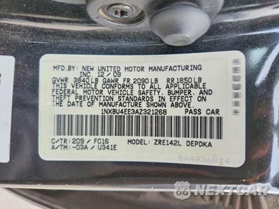 Zdjęcie 13 z 13 samochodu: 2010 TOYOTA COROLLA BASE VIN:1NXBU4EE3AZ321268 - miniatura