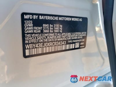 Zdjęcie 13 z 14 samochodu: 2024 BMW I7 EDRIVE50 VIN:WBY43EJ0XRCR34343 - miniatura