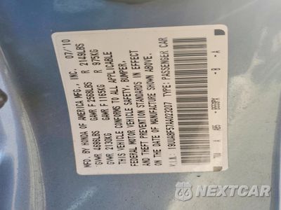 Zdjęcie 12 z 12 samochodu: 2010 ACURA TL VIN:19UUA8F57AA023207 - miniatura