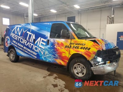 Czwarte zdjęcie samochodu z boku: 2013 CHEVROLET EXPRESS G3500 DELIVERY VAN VIN:1GCZGUCG9D1129731 - miniatura