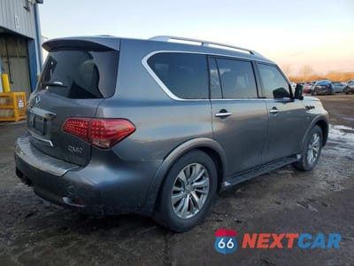 Trzecie zdjęcie samochodu z tyłu: 2017 INFINITI QX80 AWD VIN:JN8AZ2NE7H9150483 - miniatura