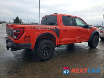 Trzecie zdjęcie samochodu z tyłu: 2022 FORD F150 RAPTOR VIN:1FTFW1RG7NFA86927 - miniatura