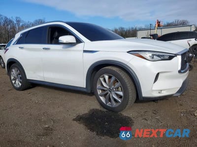 Czwarte zdjęcie samochodu z boku: 2021 INFINITI QX50 LUXE VIN:3PCAJ5BB4MF116354 - miniatura