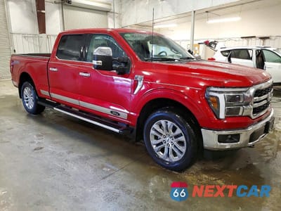 Czwarte zdjęcie samochodu z boku: 2025 FORD F150 LARIAT VIN:1FTFW5L55SFB62607 - miniatura