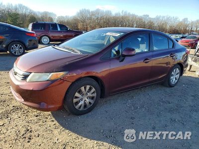 2012 HONDA CIVIC LX 19XFB2F55CE077896 - główne zdjęcie licytacji z USA - miniatura