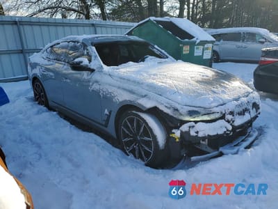 Czwarte zdjęcie samochodu z boku: 2023 BMW 430XI GRAN COUPE VIN:WBA73AV05PFP57565 - miniatura