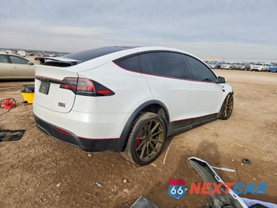 Trzecie zdjęcie samochodu z tyłu: 2023 TESLA MODEL X VIN:7SAXCBE68PF410297 - miniatura