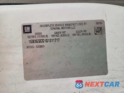 Zdjęcie 13 z 13 samochodu: 2016 CHEVROLET EXPRESS UTILITY / SERVICE TRUCK VIN:1GB3GSCG1G1311717 - miniatura