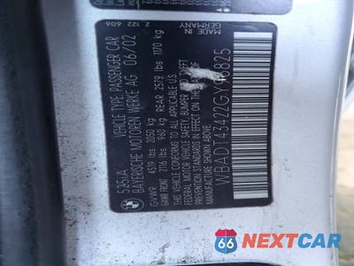 Zdjęcie 12 z 12 samochodu: 2002 BMW 5 SERIES VIN:WBADT43422GY96825 - miniatura