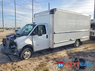 2022 GMC SAVANA CUT - Box Truck 7GZ37TC75NN010524 - główne zdjęcie licytacji z USA - miniatura