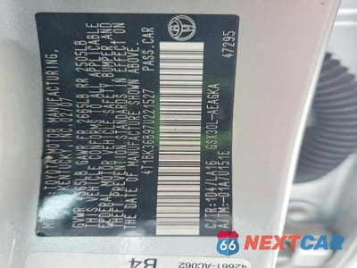 Zdjęcie 12 z 12 samochodu: 2007 TOYOTA AVALON XL VIN:4T1BK36B97U221527 - miniatura