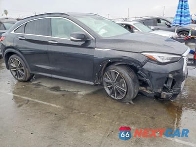 Czwarte zdjęcie samochodu z boku: 2023 INFINITI QX55 ESSENTIAL VIN:3PCAJ5KR1PF111680 - miniatura