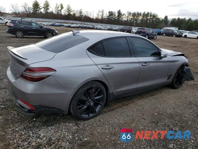 Trzecie zdjęcie samochodu z tyłu: 2022 GENESIS G70 BASE VIN:KMTG54TE8NU085380 - miniatura