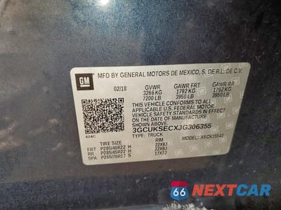Zdjęcie 12 z 12 samochodu: 2018 CHEVROLET SILVERADO K1500 LTZ VIN:3GCUKSECXJG306355 - miniatura