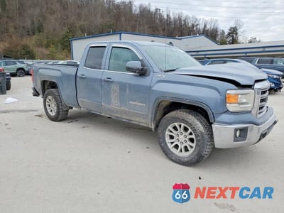 Czwarte zdjęcie samochodu z boku: 2015 GMC SIERRA K1500 SLE VIN:1GTV2UEC6FZ250146 - miniatura