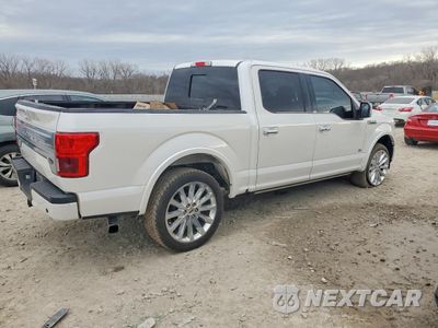 Trzecie zdjęcie samochodu z tyłu: 2018 FORD F150 SUPERCREW VIN:1FTEW1EG1JFA71898 - miniatura