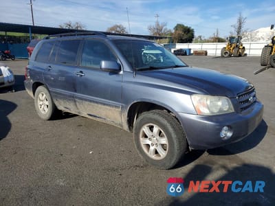 Czwarte zdjęcie samochodu z boku: 2001 TOYOTA HIGHLANDER BASE VIN:JTEGD21A010007467 - miniatura